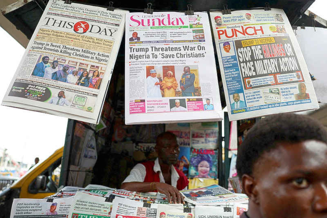 US conducting surveillance flights over Nigeria after Trump intervention threat